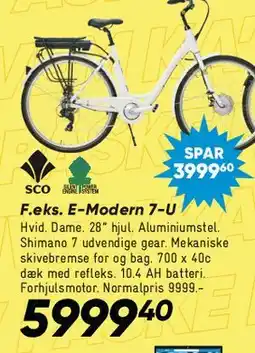 Bilka Tempo 7-U (cykel) tilbud