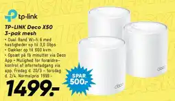 Bilka TP-Link Deco X50 3-pack tilbud