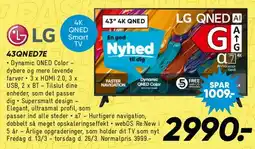 Bilka LG 43 QNED 4K Smart TV tilbud