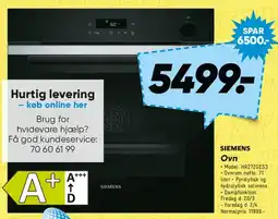 Bilka Siemens Ovn tilbud