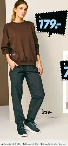 Bilka Sweatshirt (model) - samt bukser tilbud