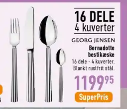 Imerco 16 DELE 4 kuverter tilbud