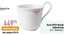 Imerco Koral Riflet Blonde højhankskop tilbud