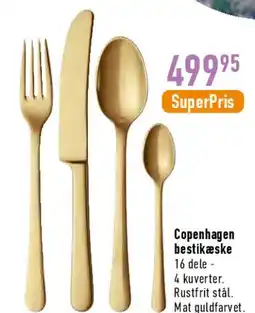 Imerco Copenhagen bestiksæt (16 dele, 4 kuverter) tilbud