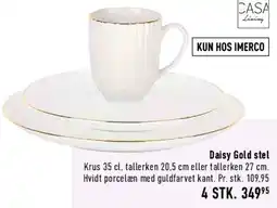 Imerco Daisy Gold stel (4 stk.) tilbud