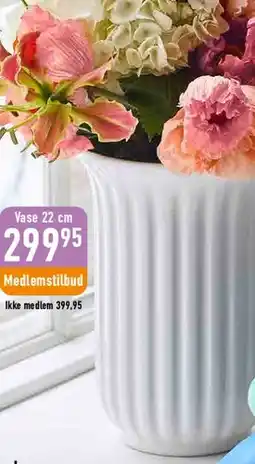 Imerco Vase 22 cm tilbud