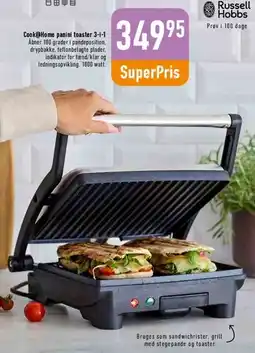 Imerco Cook@Home panini toaster 3-i-1 tilbud