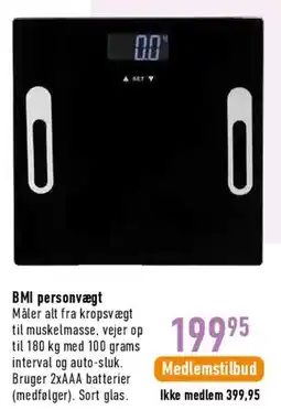 Imerco BMI personvægt tilbud