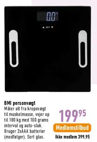 Imerco BMI personvægt tilbud