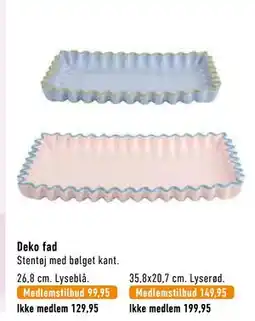 Imerco Deko fad, Medlemspris tilbud