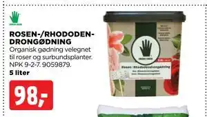 jem & fix ROSEN-/RHODODENDRONGØDNING tilbud