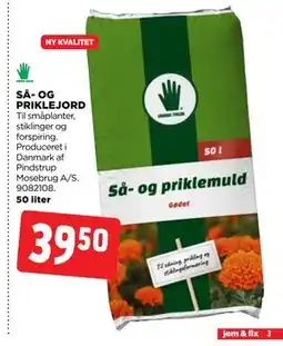 jem & fix SÅ- OG PRIKLEJORD tilbud