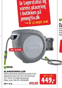 jem & fix SLANGEOPRULLER tilbud