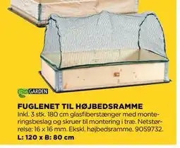 jem & fix FUGLENET TIL HØJBEDSRAMME tilbud