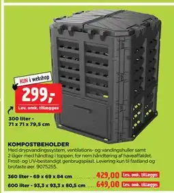 jem & fix KOMPOSTBEHOLDER tilbud