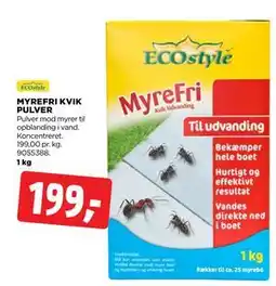 jem & fix MYREFRI KVIK PULVER tilbud