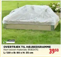 jem & fix OVERTRÆK TIL HØJBEDSRAMME tilbud