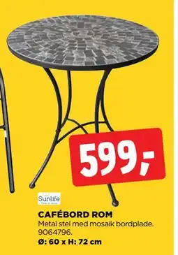 jem & fix CAFÉBORD ROM tilbud