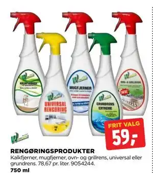 jem & fix RENGØRINGSPRODUKTER tilbud