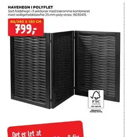 jem & fix HAVEHEGN I POLYFLET tilbud