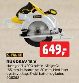 jem & fix RUNDSAV 18 V tilbud