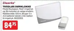 jem & fix TRÅDLØS DØRKLOKKE tilbud
