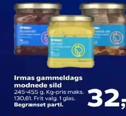 Kvickly Irmas gammeldags modnede sild tilbud