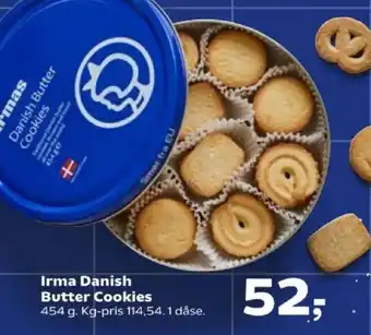 Kvickly Irma Danish Butter Cookies tilbud