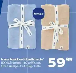 Kvickly Irma køkkenhåndklæde tilbud