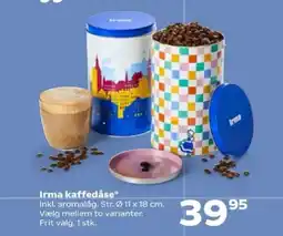 Kvickly Irma kaffedåse tilbud
