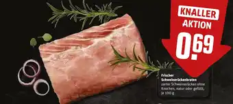 REWE DE Frischer Schweinerückenbraten tilbud