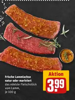 REWE DE Frische Lammlachse natur oder mariniert tilbud