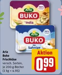 REWE DE Arla Buko Frischkäse tilbud