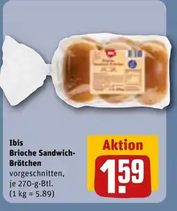 REWE DE Ibis Brioche Sandwich- Brötchen tilbud