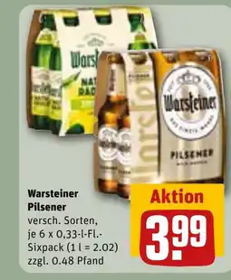 REWE DE Warsteiner Pilsener tilbud