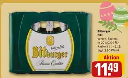 REWE DE Bitburger Pils tilbud