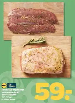Netto Marineret lammemørbrad / culotte tilbud