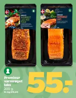 Netto Premium varmrøget laks tilbud