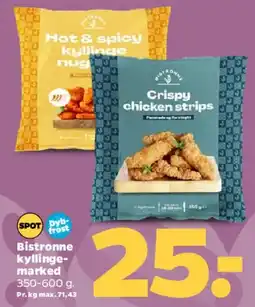 Netto Hot & Spicy kyllinge nuggets / Crispy chicken strips tilbud