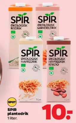 Netto SPIR økologisk plantedrik tilbud