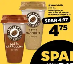 Netto Latte Cappuccino / Latte Macchiato (iced coffee) tilbud