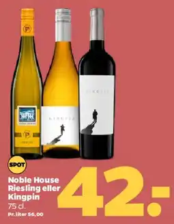 Netto Noble House Riesling / Kingpin tilbud