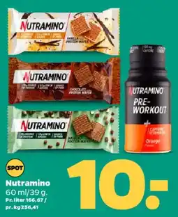 Netto Nutramino (barer og pre-workout) tilbud