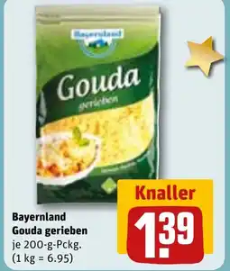 REWE DE Bayernland Gouda gerieben tilbud