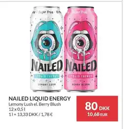 Nielsen's Discount NAILED LIQUID Energy tilbud