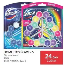 Nielsen's Discount DOMESTOS Power 5 tilbud