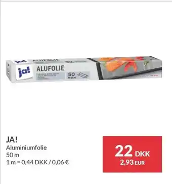 Nielsen's Discount JA! Aluminiumfolie tilbud