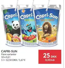 Nielsen's Discount CAPRI-SUN tilbud