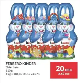 Nielsen's Discount FERRERO KINDER Osterhase tilbud