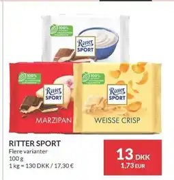 Nielsen's Discount RITTER SPORT tilbud